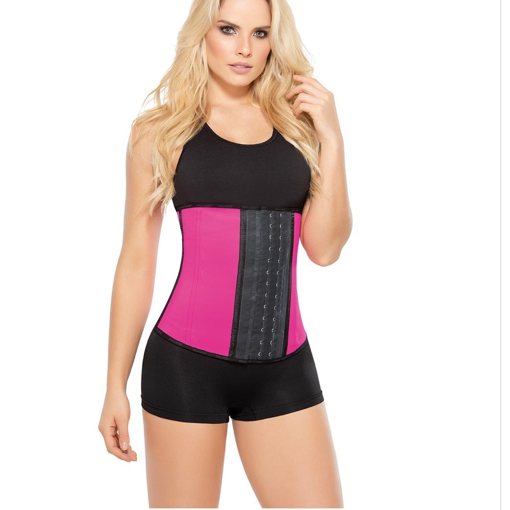 Ann Chery Faja Pink Latex Waist Trainer Shaper